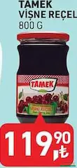 TAMEK VİŞNE REÇELİ 800 G fiyat ve kampanya bilgisi